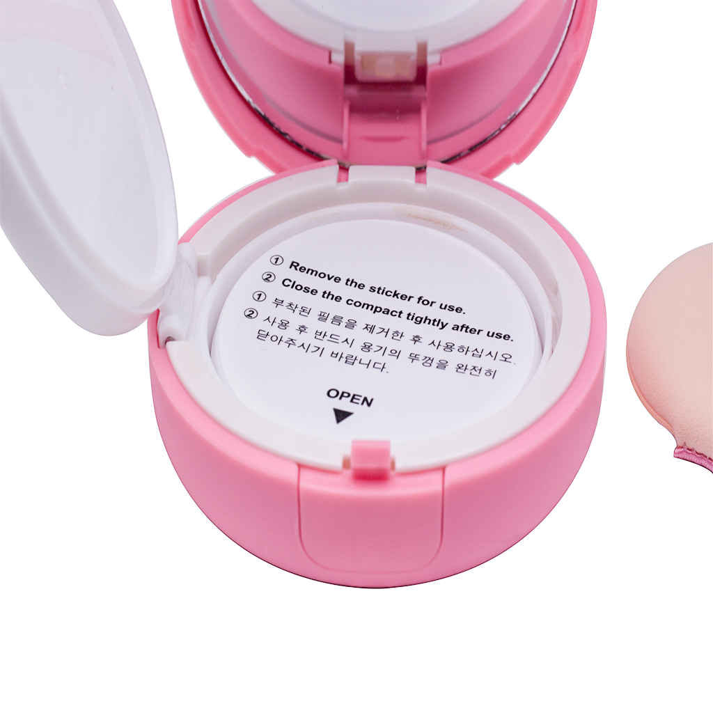 Phấn nước kiềm dầu Hàn Quốc cao cấp Mira Cushion Air CC Cream + Tặng Mút Bông Tán Kem Nền, Phấn Siêu Mềm Mịn Mira Culous (2 miếng/ túi) – Hàng Chính Hãng