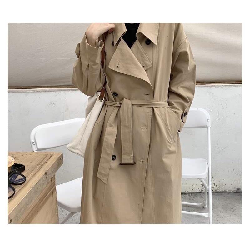 ÁO KHOÁC DÁNG DÀI MANGTO CỔ VEST