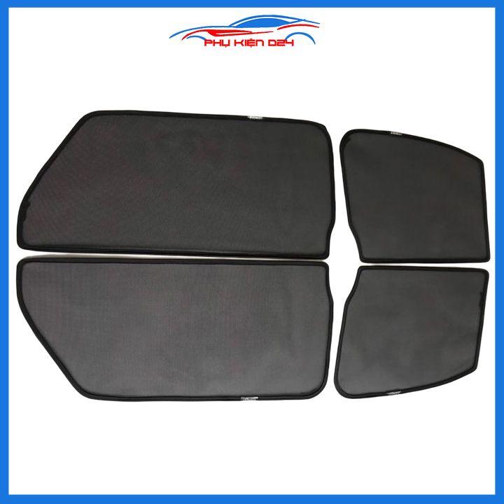 Bộ 4 rèm chắn nắng nam châm Everest 2016-2017-2018-2019 khung cố định chống tia UV