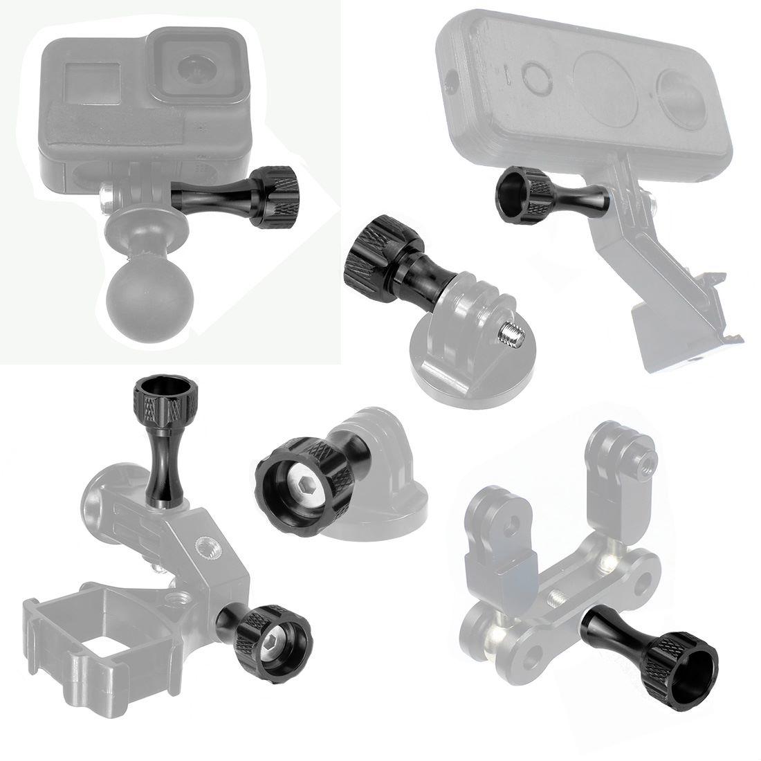 Đối với phụ kiện Go Pro Bộ chuyển đổi giá đỡ chân máy ngắn/Long M5 ngón tay cái cho GoPro Hero 10 9 8 7 6 Insta360 cho máy ảnh hành động DJI