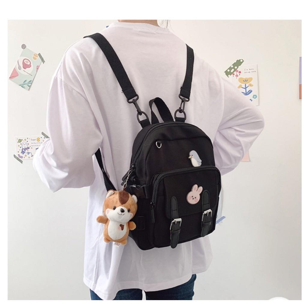 Balo Mini + TẶNG STICKER Balo Ulzzang cao cấp Chống Nước - B06