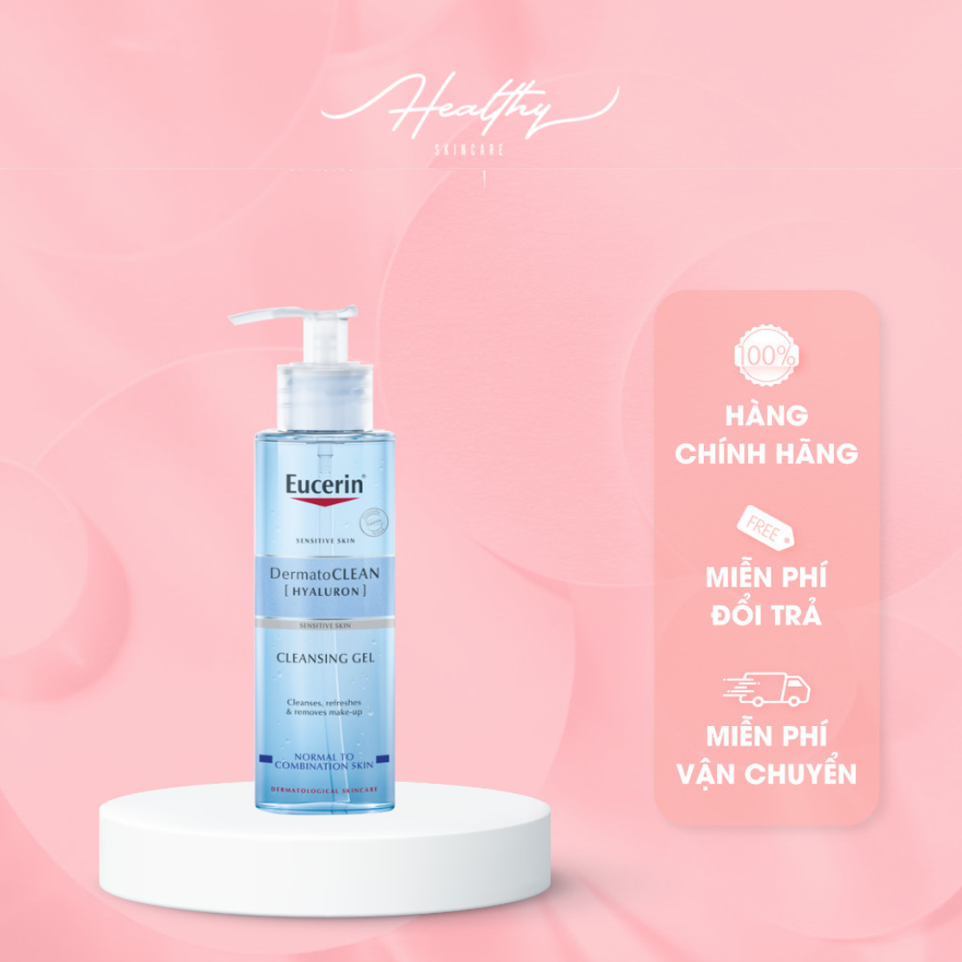 Gel Rửa Mặt Tươi Mát Eucerin Dermatoclean Refreshing Cleansing Gel