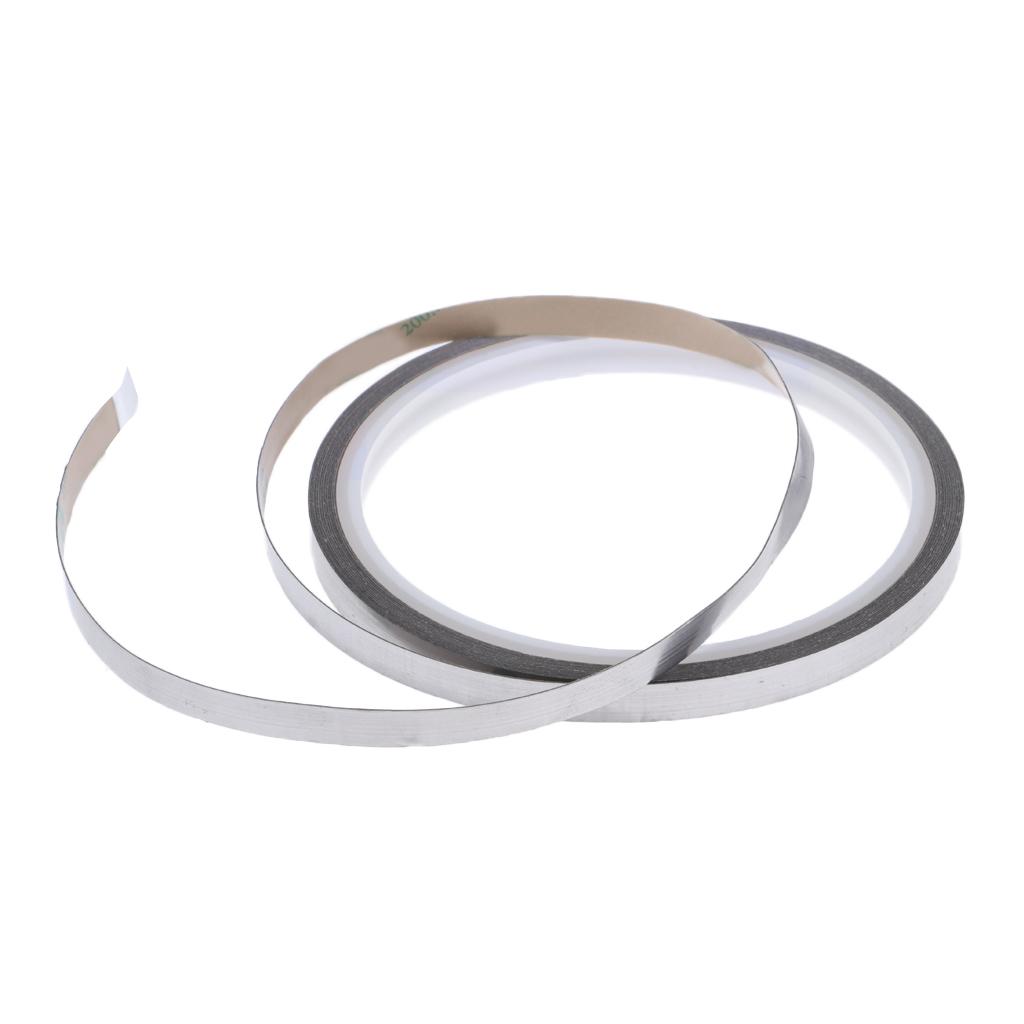 2xAdhesive Golf Lead Tape Tennis Racket Weight Metal Roll Tape Balance 6.35mm