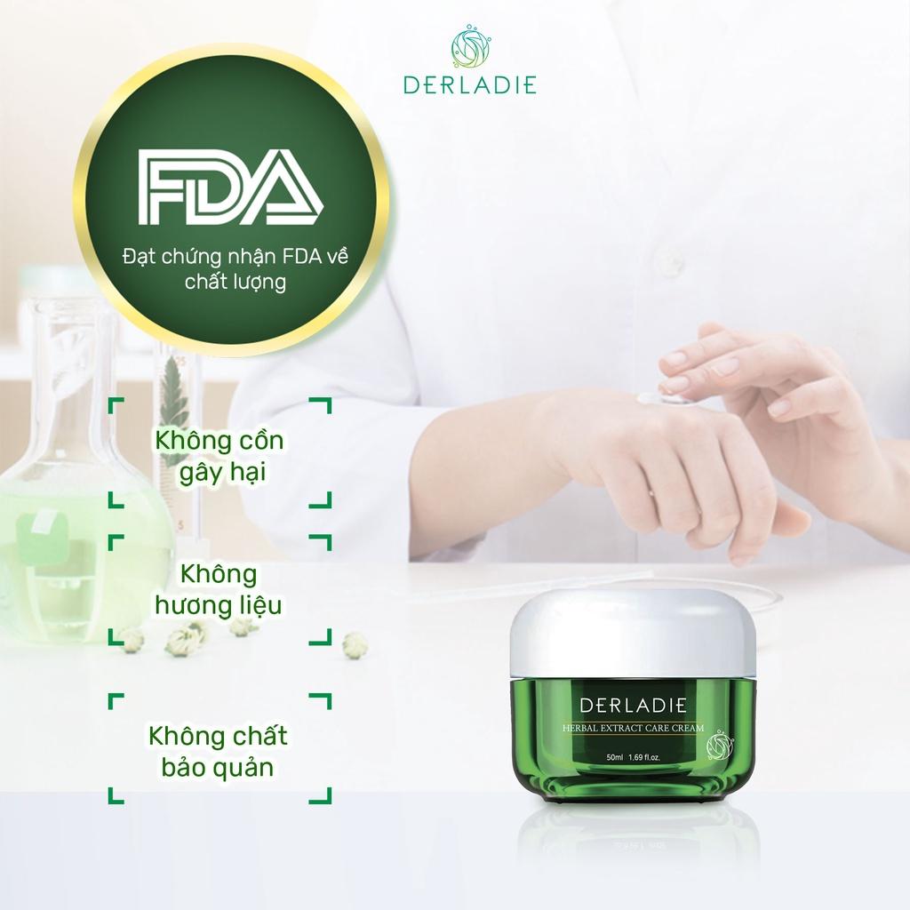 Kem Dưỡng Giảm Mụn, Kiềm Dầu 12 Giờ Derladie Herbal Extract Care Cream 50ml