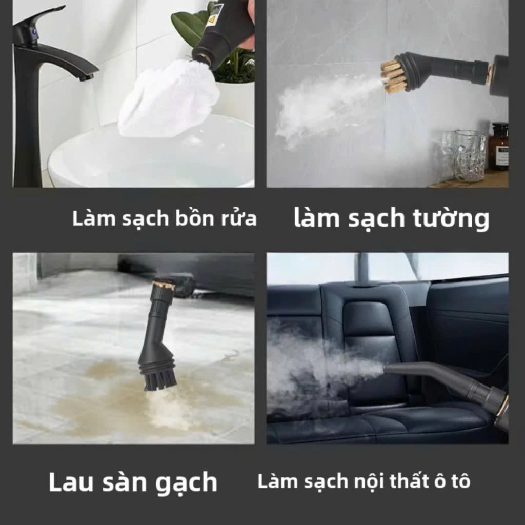 Máy Làm Sạch Hơi Nước Nóng Cao Áp – Vệ Sinh Khoang Máy Ô Tô, Điều Hòa, Bếp, Cửa Kính Nhanh Chóng