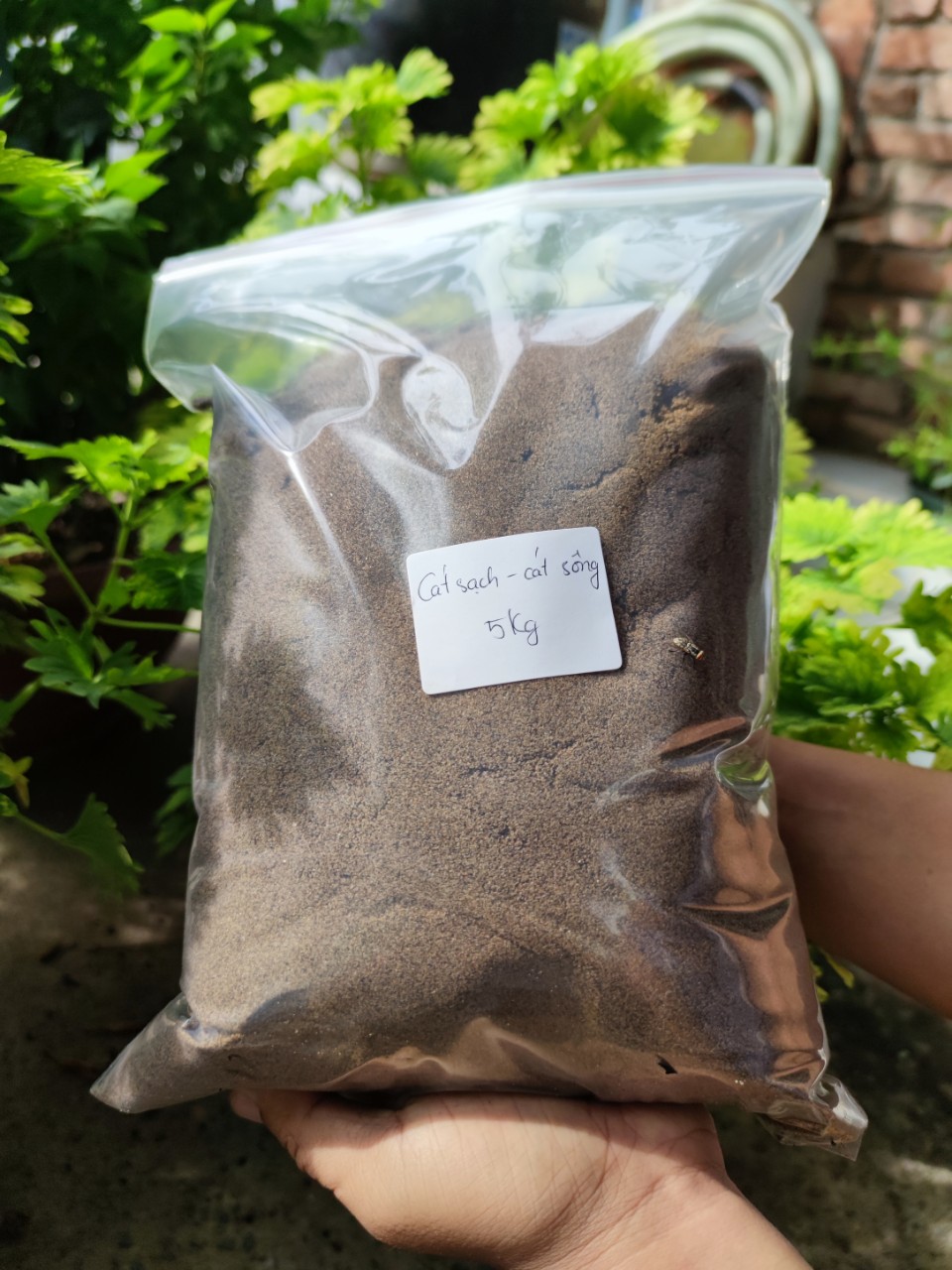 Cát sạch túi 5KG - Cát dùng trong xây dựng và lĩnh vực nông nghiệp