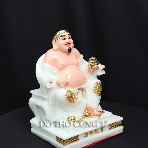 TƯỢNG THẦN TÀI THỔ ĐỊA MÀU TRẮNG - MS 31