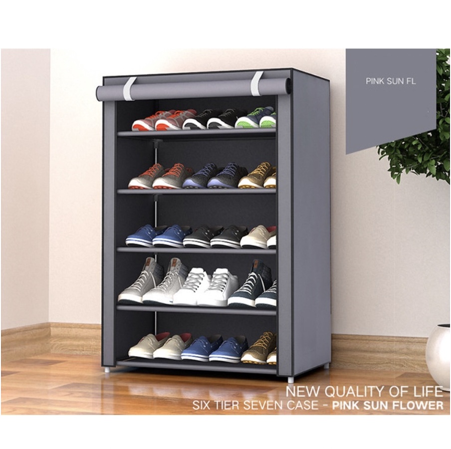 Bộ 2 Tủ đựng Giày Dép Lắp Ráp 10 tầng 9 ngăn Clean Concept
