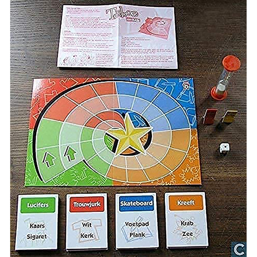 img Bộ White Taboo Board Game phiên bản mới Tiếng Anh trò chơi giải trí nhóm bạn