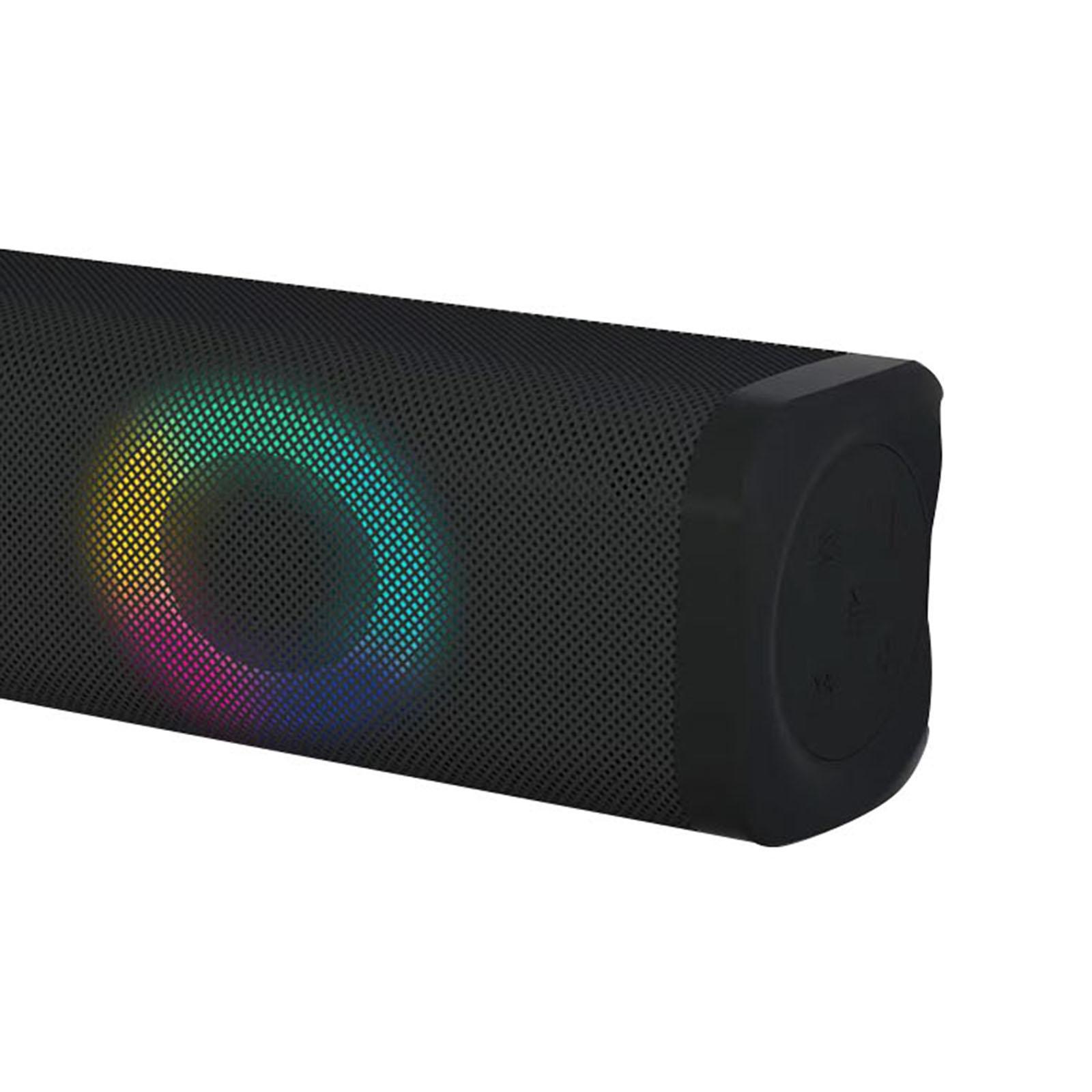 Wireless Sound Bar USB Powered Desktop Speaker for Cellphones Tablet Grb Blue