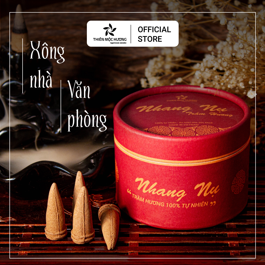 Mua nhang nụ tặng thác khói - Nhang Nụ Trầm Hương Cao Cấp - 16 năm - Mùi hương thơm ngọt, an toàn cho phòng điều hòa - Thiên Mộc Hương