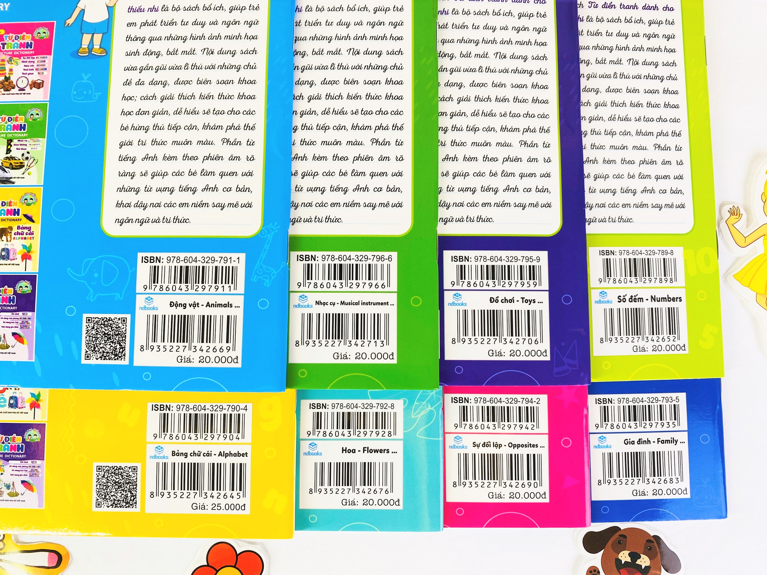 Sách - Combo 8 cuốn Từ điển tranh dành cho thiếu nhi - ndbooks