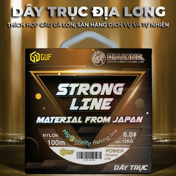 Dây Câu GUF Địa Long Săn Hàng 100m