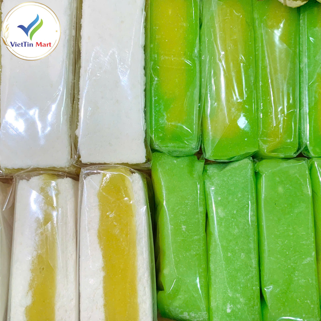 Bánh In, Bánh Dẻo Nhân Đậu Xanh Sầu Riêng VietTin Mart 5 Cái