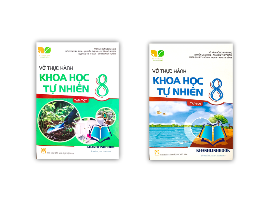 Sách - Combo Vở thực hành khoa học tự nhiên 8 - tập 1 + 2 ( kết nối )