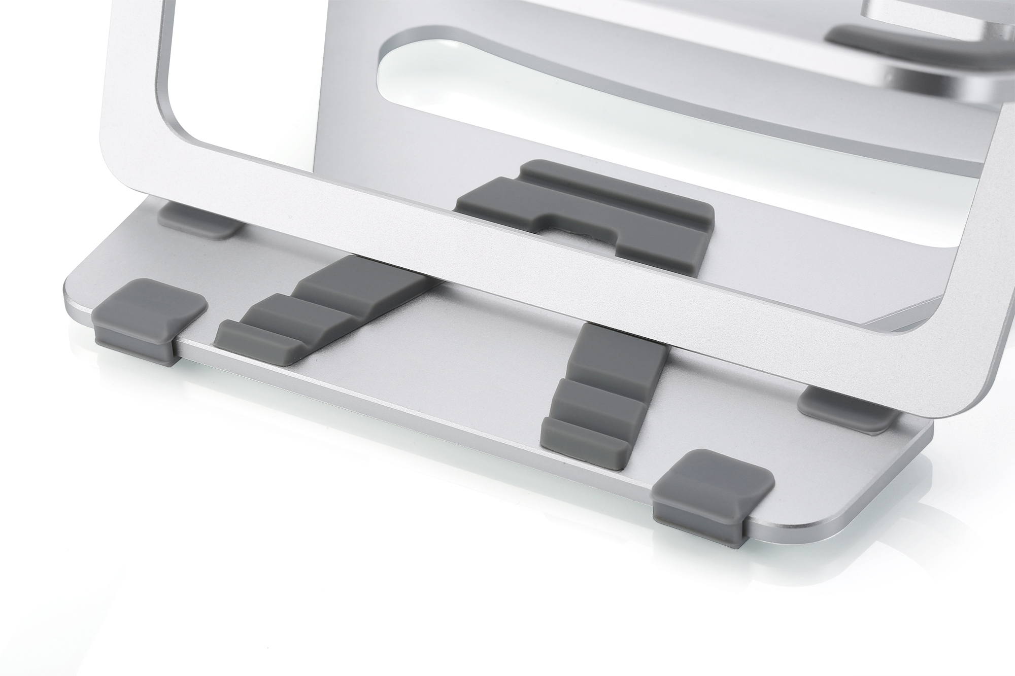Giá đỡ Aluminum Wiwu S100  cho Macbook laptop 13 inch đên 15.5 inch giúp tản nhiệt thiết kế nhôm nguyên khối - Hàng chính hãng