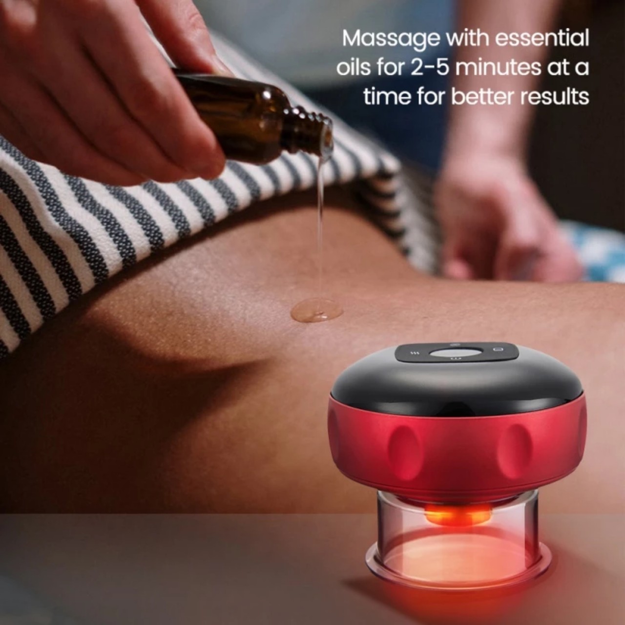 Hàng Nhật: Máy Giác Hơi Điện Cầm Tay 6 Chế Độ - Massage Giảm Đau, Cạo Gió Tại Nhà Hiêu Qủa