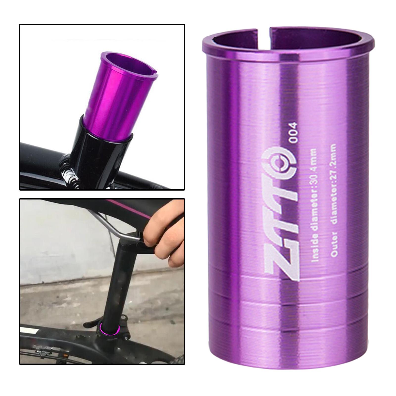 2x Seatpost Shim Seat Post Tube Sleeve Adapter 25.4mm 27.2mm 28.6mm 30.4mm 30.8mm 31.6mm 33.9mm 34.9mm for Mountain Bike,Road Bike,,BMX, Gear