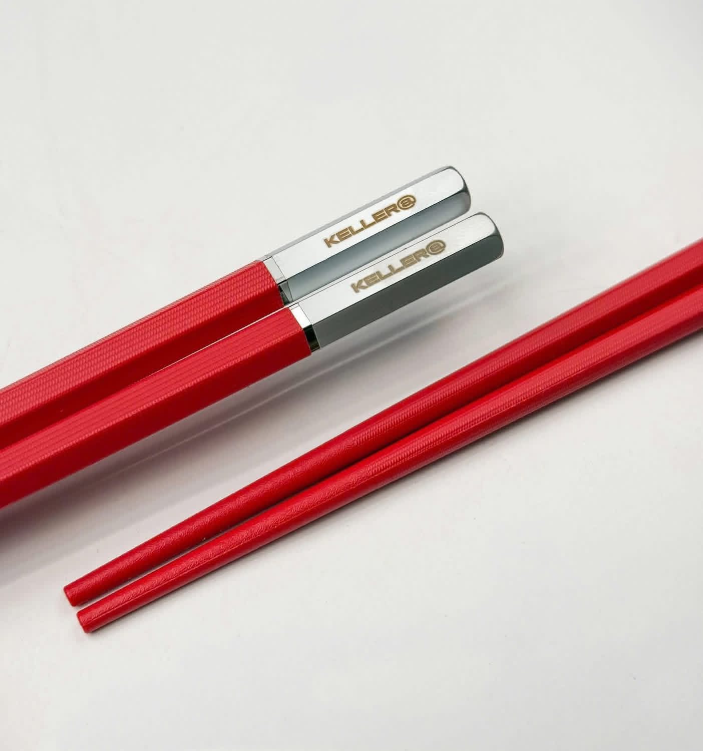 Set 10 đôi đũa chuôi bạc Keller@Germany – Mẫu mới 2025 Hàng chính hãng