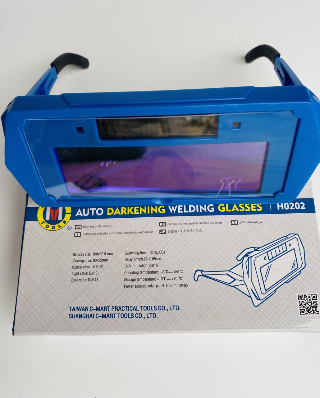 Kính Hàn Điện Tử C-MART H0202, Kính Hàn Bảo Vệ Mắt Cmart H0202