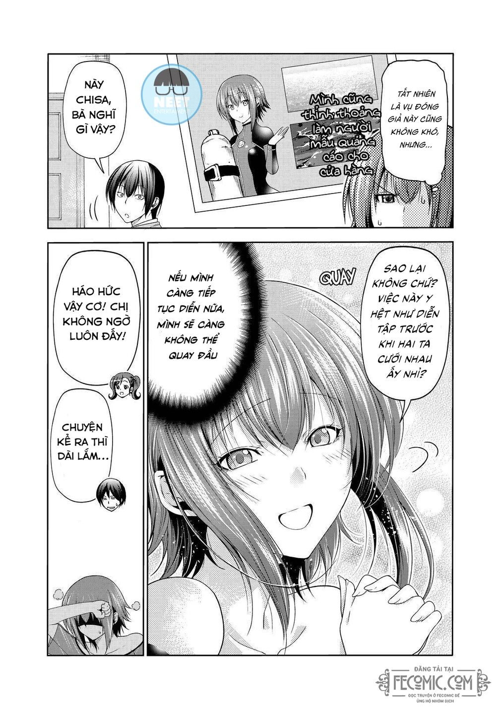 cô gái thích lặn - grand blue chapter 76 11