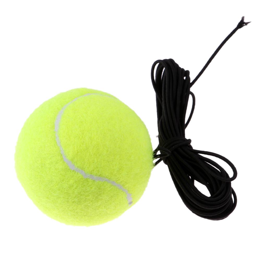Tennis Ball with String Trainer Ball Replacement Ball Re-bound Practice Exercise Tool