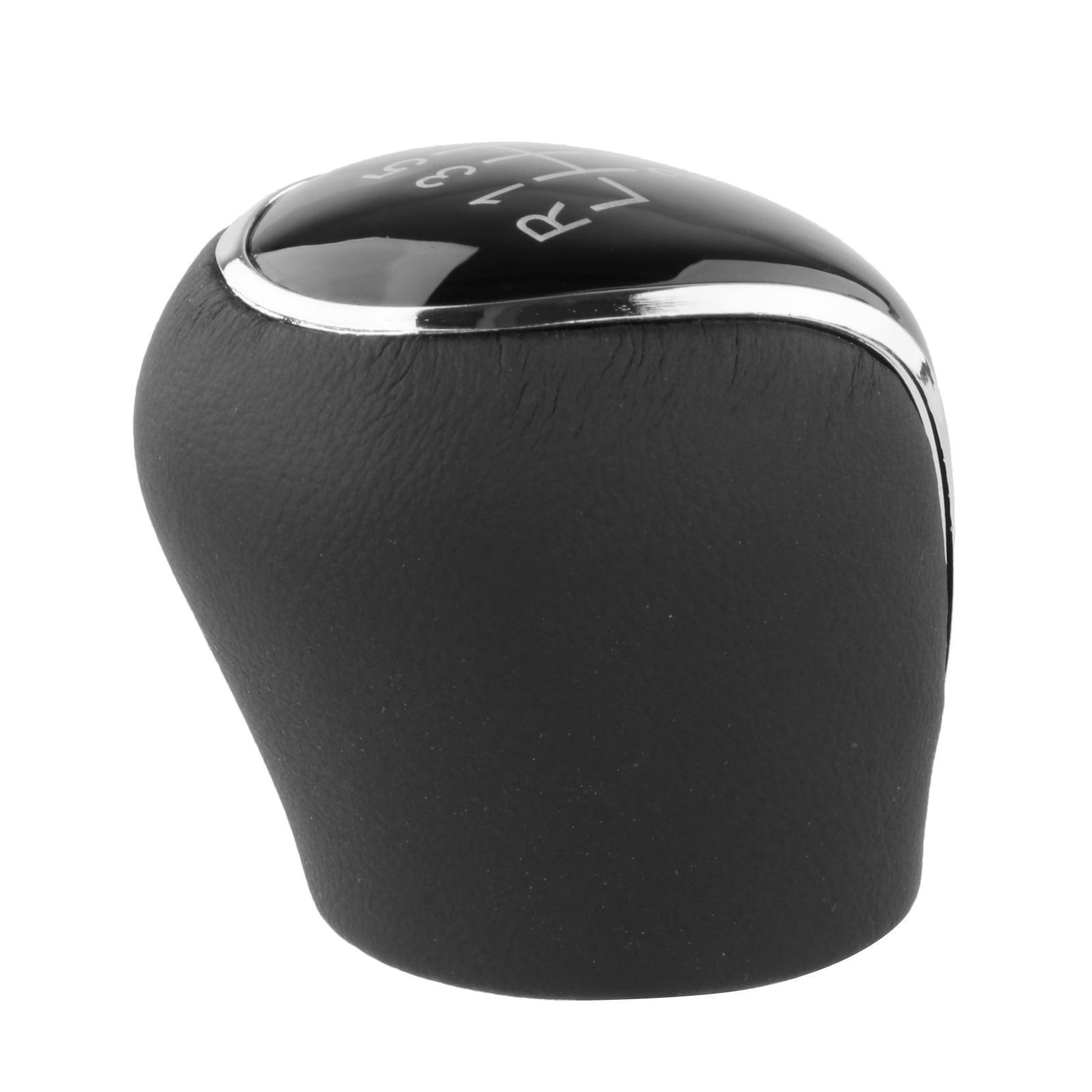 Interior 6 Speed Gear Shifter Knob Manual Automatic Gears Stick Lever for Ford Mondeo, Black Car Accessories