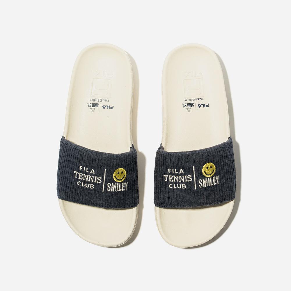 Dép quai ngang unisex Fila Funky Tennis 1998 Sl Wr X Smiley Print - 1SM02585F-400