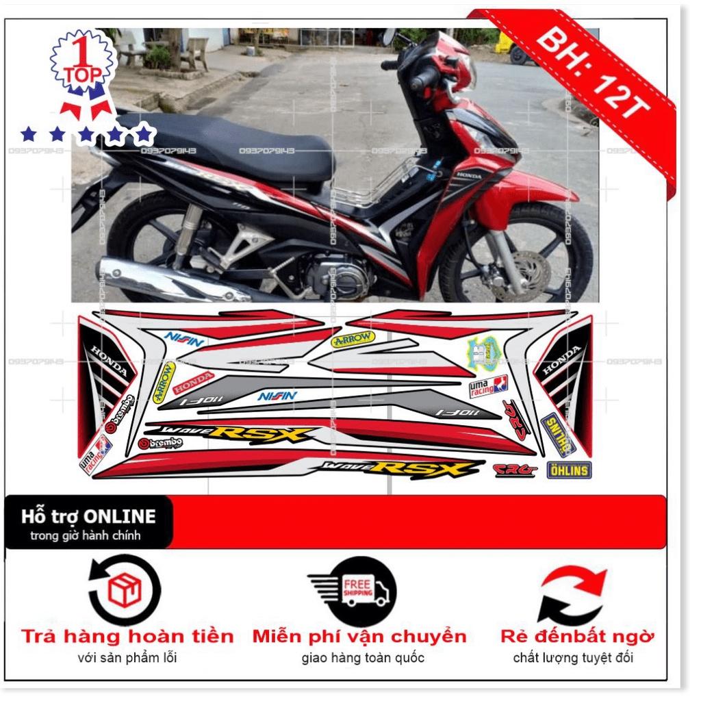 Tem rời dành cho wave rsx zin đỏ đen