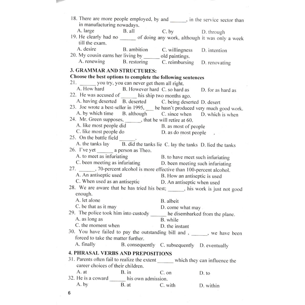 Tổng Ôn Tập Đề Thi Olympic 30 Tháng 4 Tiếng Anh 11 từ năm 2014 đến năm 2018