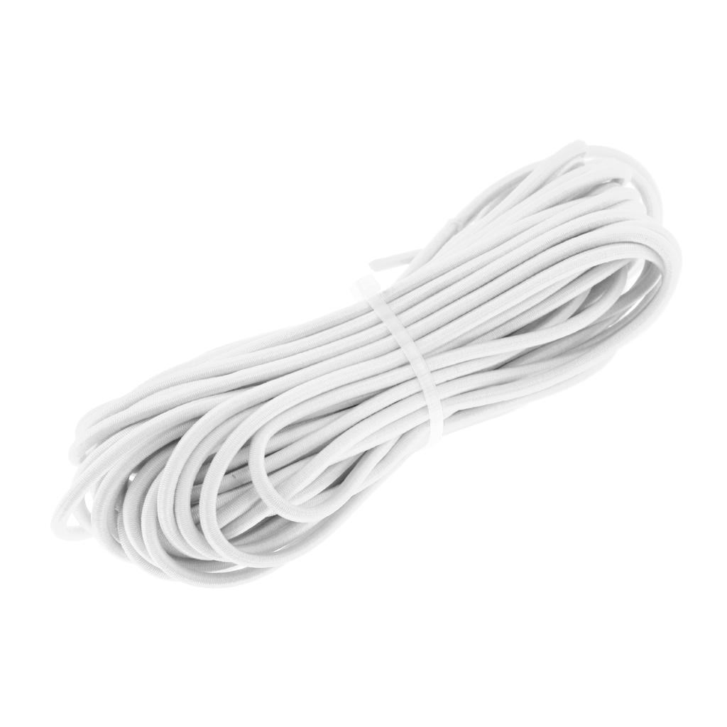 Dây đàn Hồi Tròn 3 Mm Dây Bungee Dây Buộc Xuống Thuyền Rơ Moóc 10m Trắng
