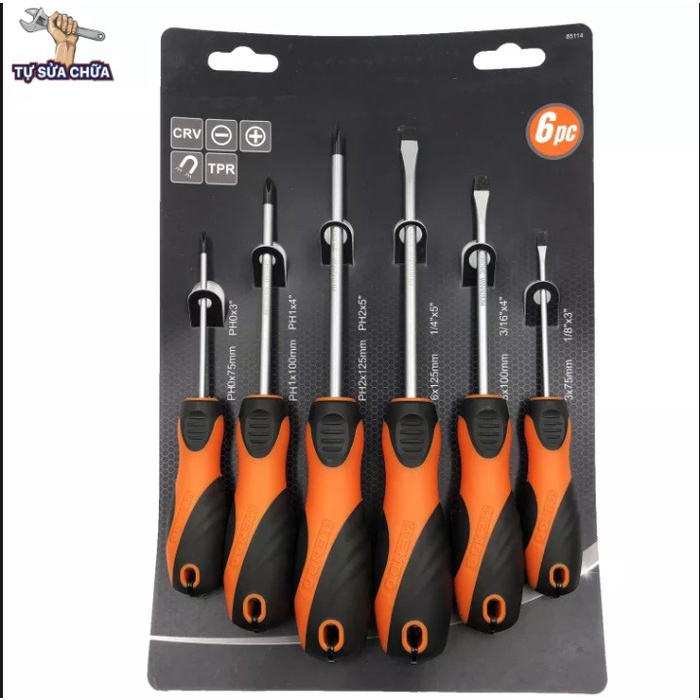 Bộ tô vít 6 cái tháo lấp và sữa chữa