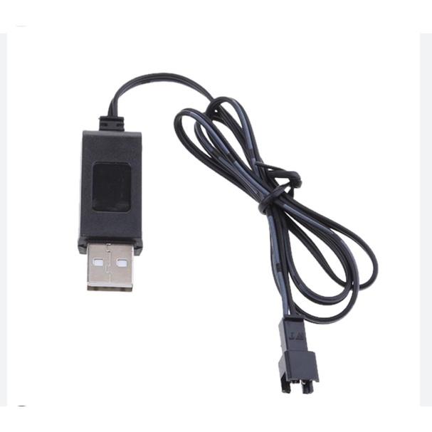 Sạc xe điều khiển máy bay 3.7v usb đầu SM