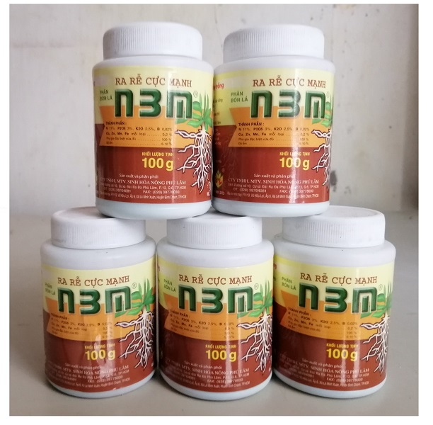 10 LỌ PHÂN BÓN  N3M 100G RA RỄ CỰC MẠNH, TIẾP SỨC CÂY TRỒNG!