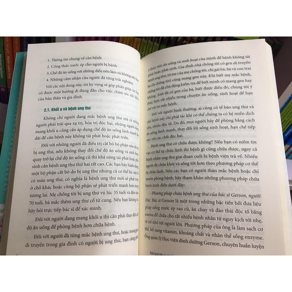 Sách - Nước ép trị liệu và chế độ ăn theo phương pháp cơ thể tự chữa lành - Thái Hà Sach24h