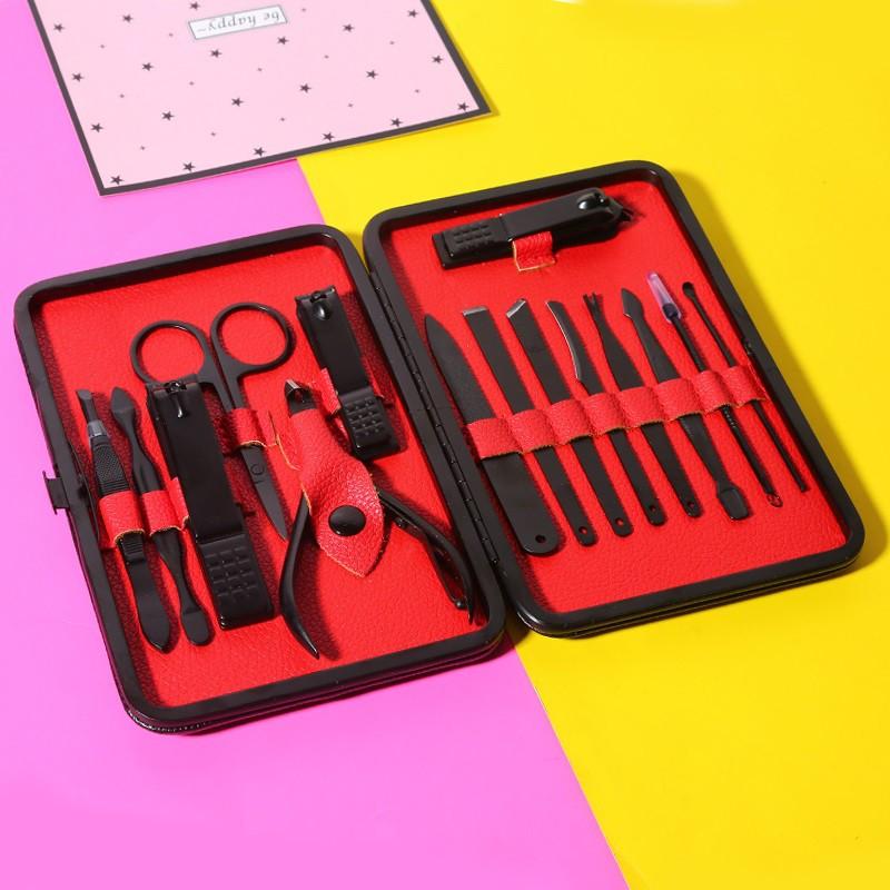 Bộ bấm móng tay 15 Món - Bộ Kềm Cắt Móng Tay Cao Cấp