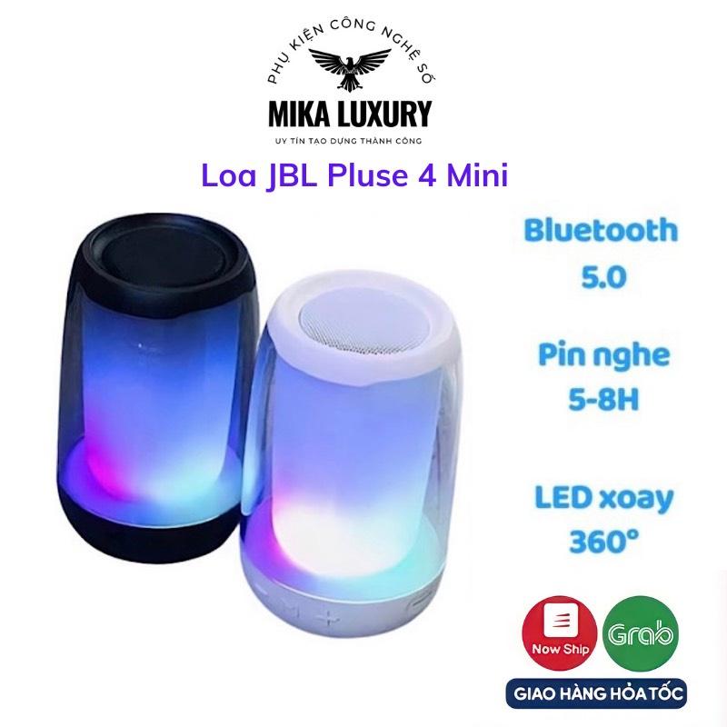 Loa Bluetooth Pluse 4. Loa mini có đèn nháy nhiều màu âm thanh sống động. Bảo hành 6 tháng