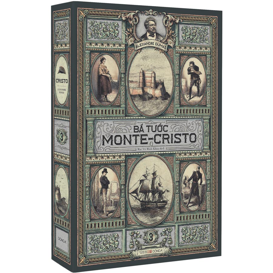 Bá tước Monte-Cristo, trọn bộ 3 tập