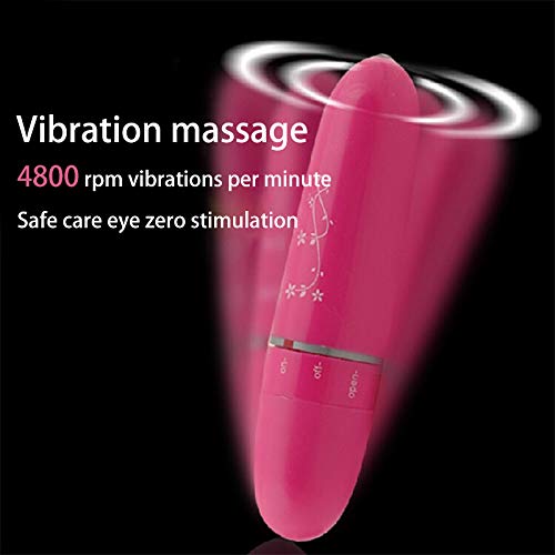 Dụng cụ Massage Mát Mạnh Rung Tê Mạnh Cầm Tay Mini (Giao Ngẫu Nhiên Màu Trắng Tươi Hoặc Hồng Đậm)