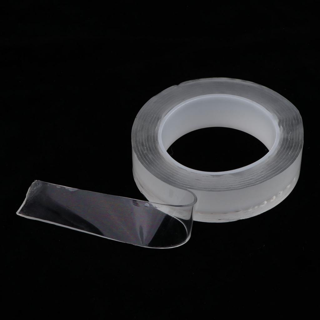 1/2/3/5M Double-Sided Adhesive Tape Traceless 1/2mm Gel Tape for Kitchen