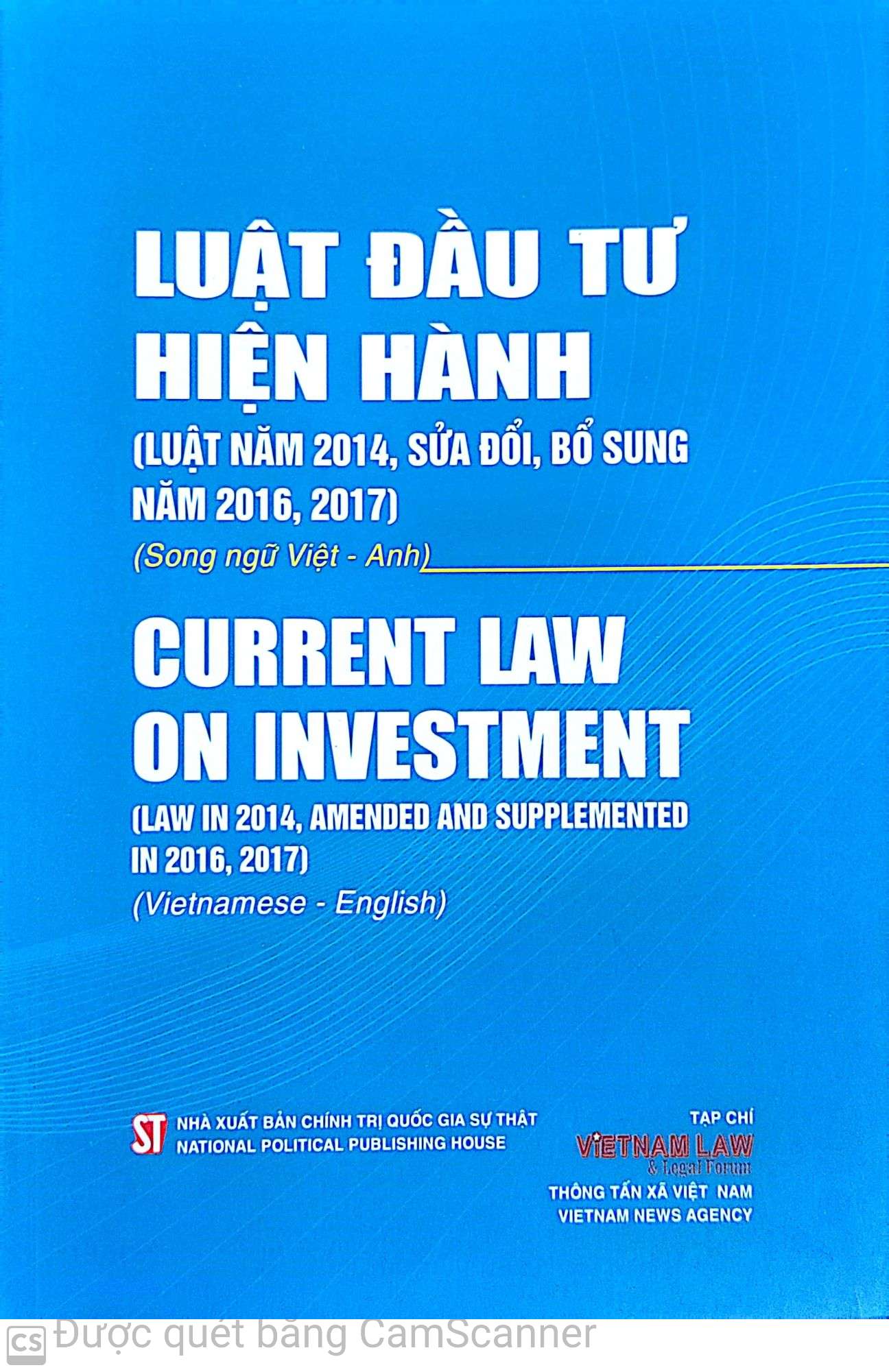 Luật đầu tư hiện hành Current Law on Investment