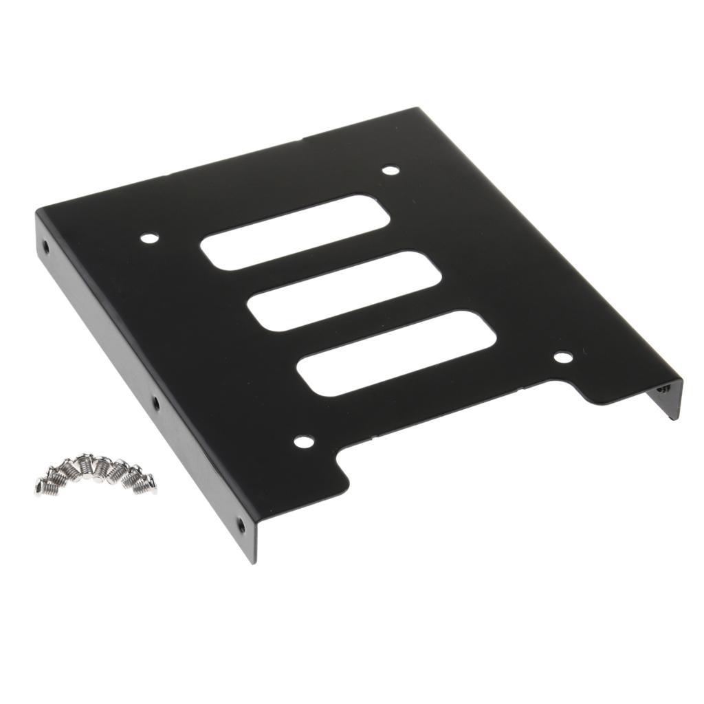 2.5" SSD HDD To 3.5" Metal Mounting Adapter Bracket Dock Hard Drive Disk Holder
