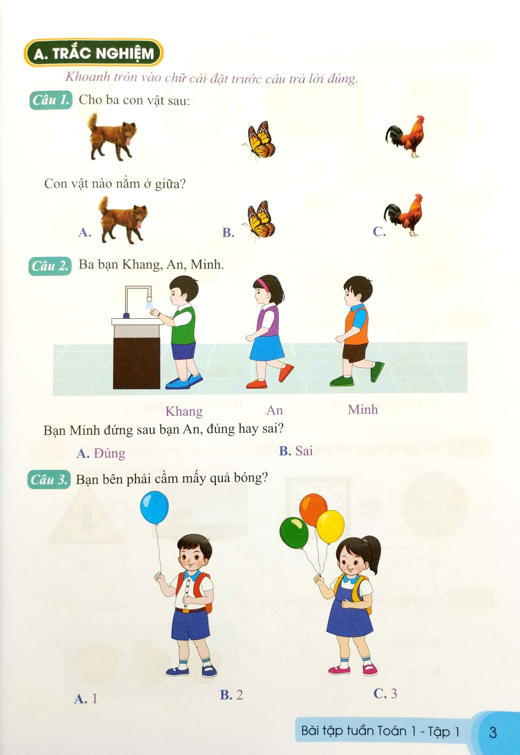 Bài Tập Tuần Toán 1 - Tập 1