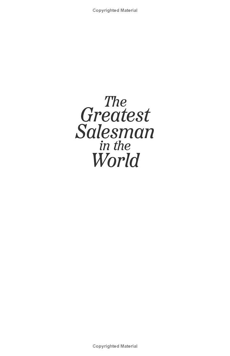 Sách ngoại văn: The Greatest Salesman In The World