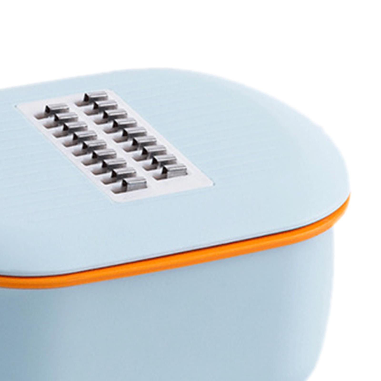 Grater Veggie Food Choppers Cutter with 4 Blades Kitchen Cooking Helper