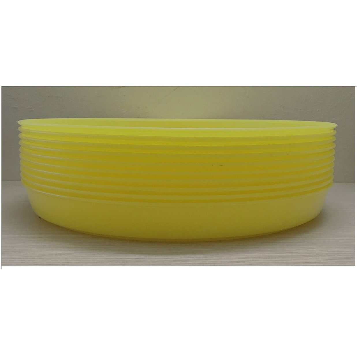 10 Máng, Khay ăn Cho Gà Con KT 39x4,5 cm - Đĩa nhựa đa năng làm máng ăn cho gà, chim, ổ cho chó mèo,....!