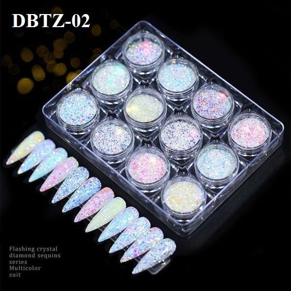 Set Nhũ Rắc Nhuyễn DBTZ | 12 Màu