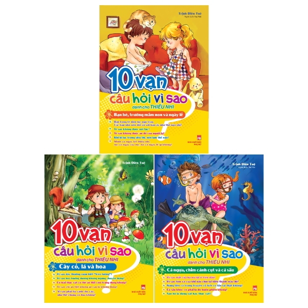 Combo 10 Vạn Câu Hỏi Vì Sao Dành Cho Thiếu Nhi