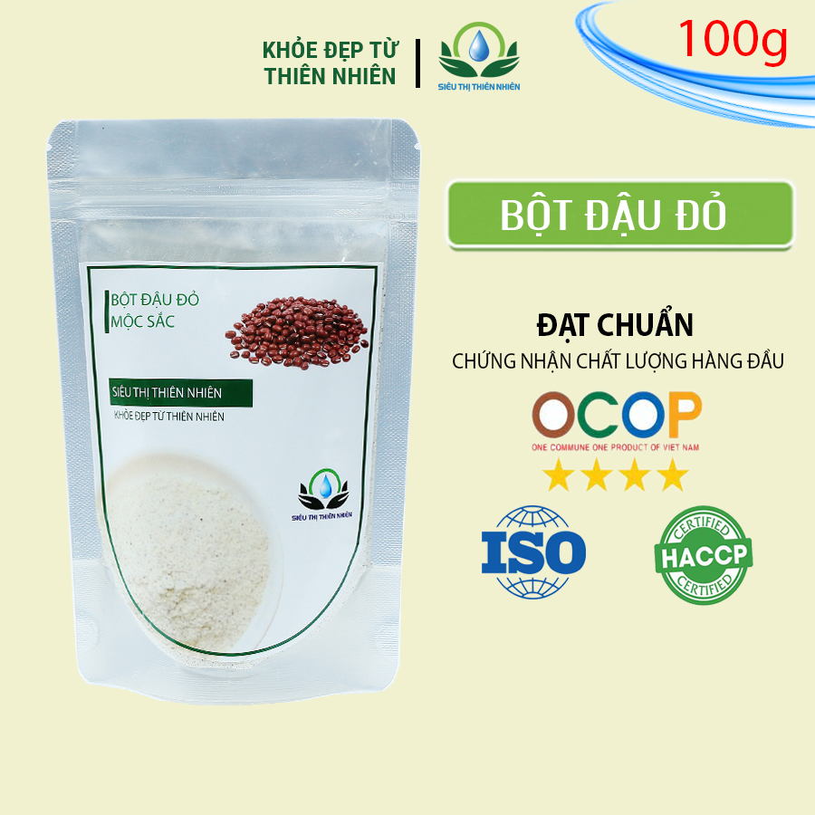 Bột Đậu Đỏ Nguyên Chất Mộc Sắc 100g