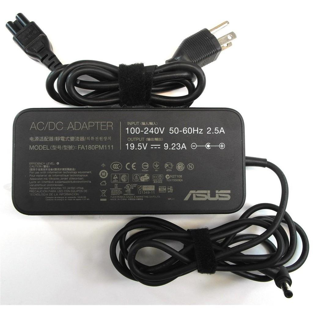 (ADAPTER) SẠC LAPTOP DÀNH CHO ASUS 19.5V-9.23A (180W) (Slim, Đầu thường) kích thước đầu ghim (5.5 x 2.5 mm)